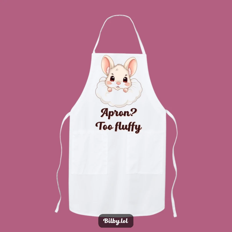 Funny Bilby Cloud Apron - Whimsical Kitchen Fun & Curious Chef Gift