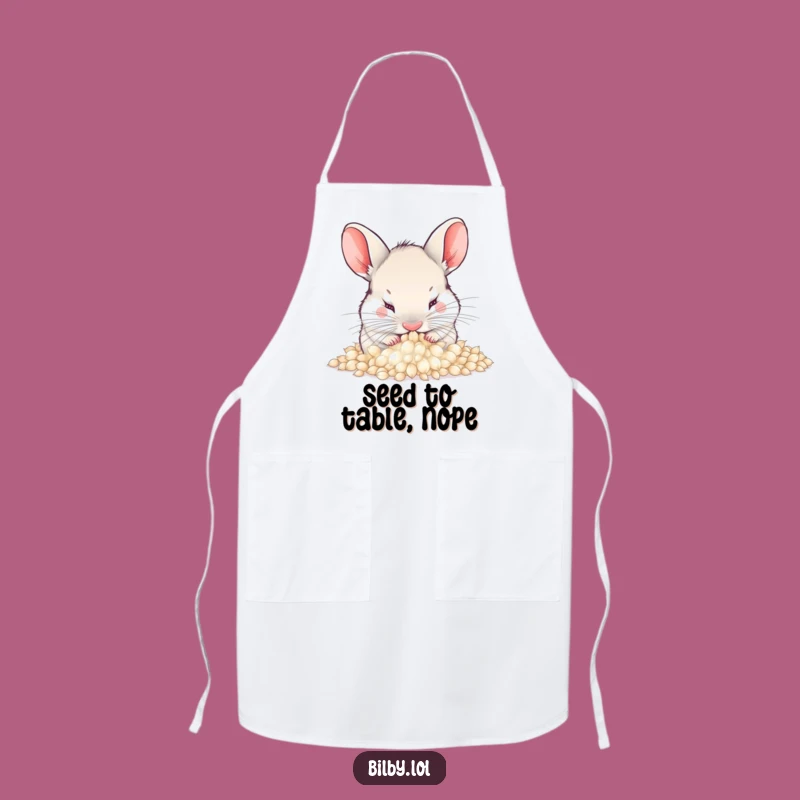 Funny Dandelion Bilby Apron - Whimsical Garden Fun & Cozy Chef Gift