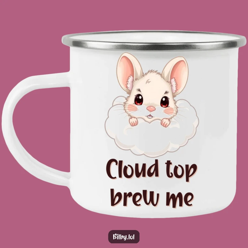 Funny Bilby Cloud Camping Mug - Adventure Ready & Curious Gift