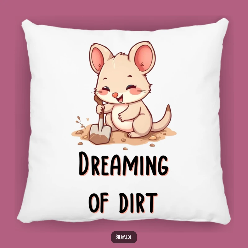Funny Marsupial Digging Pillow: Cozy Fuzzy Friend for Comfy, Laugh-Out-Loud Funny Moments!