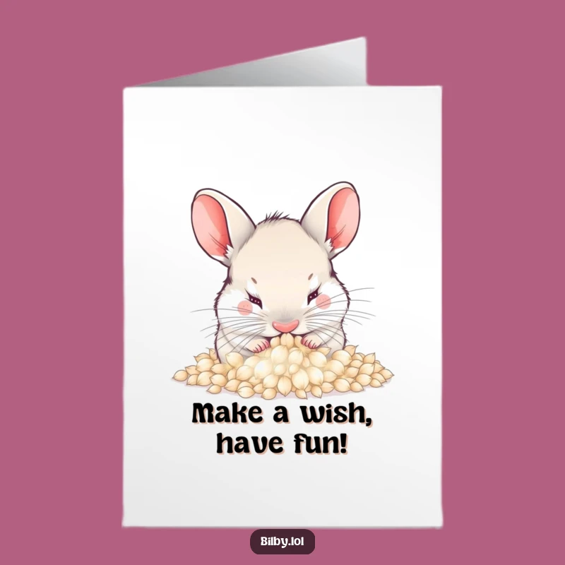 Free Printable Bilby Dandelion Birthday Card - Funny Burying Downloadable Gift