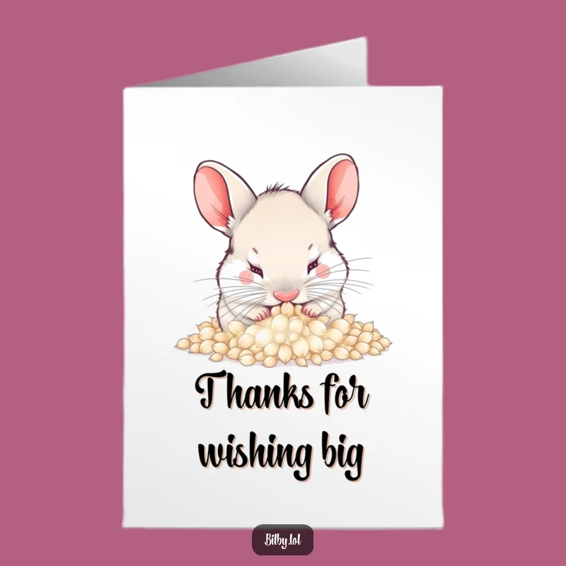 Free Printable Bilby Dandelion Thank You Card - Funny Burying Downloadable Gratitude