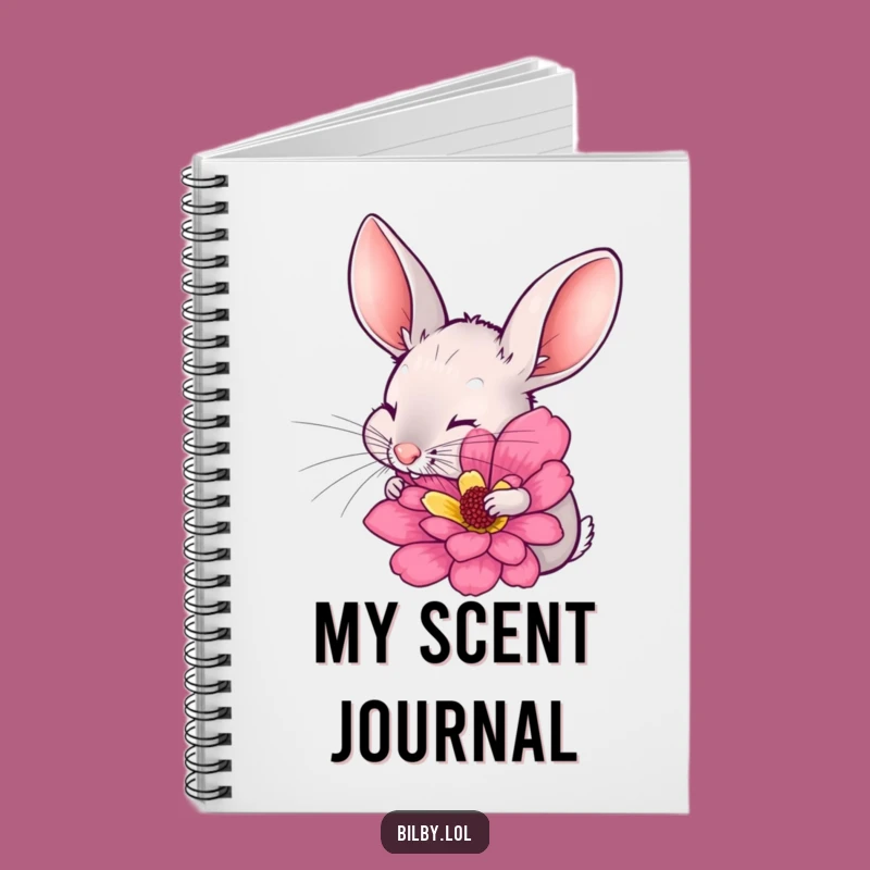 Funny Bilby Flower Notebook - Capture Ideas with Floral Excitement Gift
